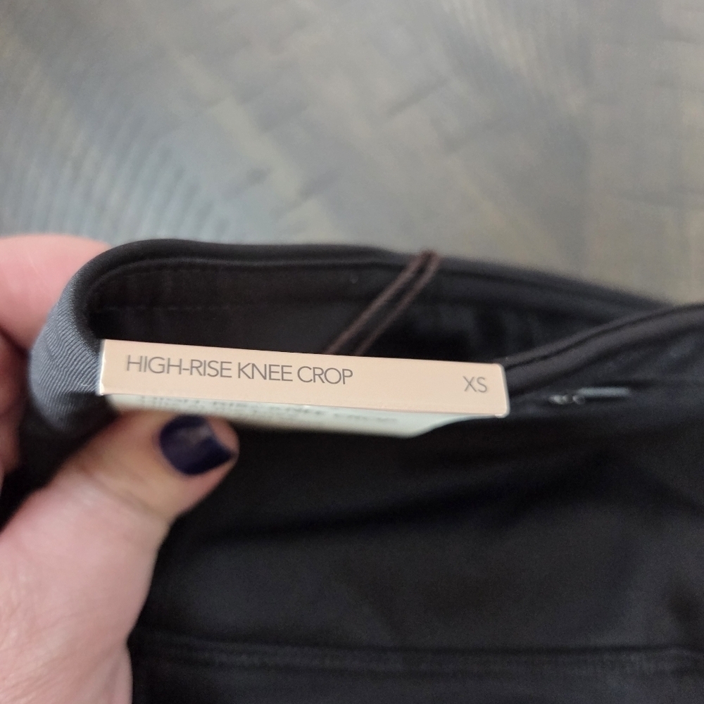 CALIA by Carrie Underwood PowerMove High Rise Knee Crop Leggings XS NEW Black - Picture 12 of 15